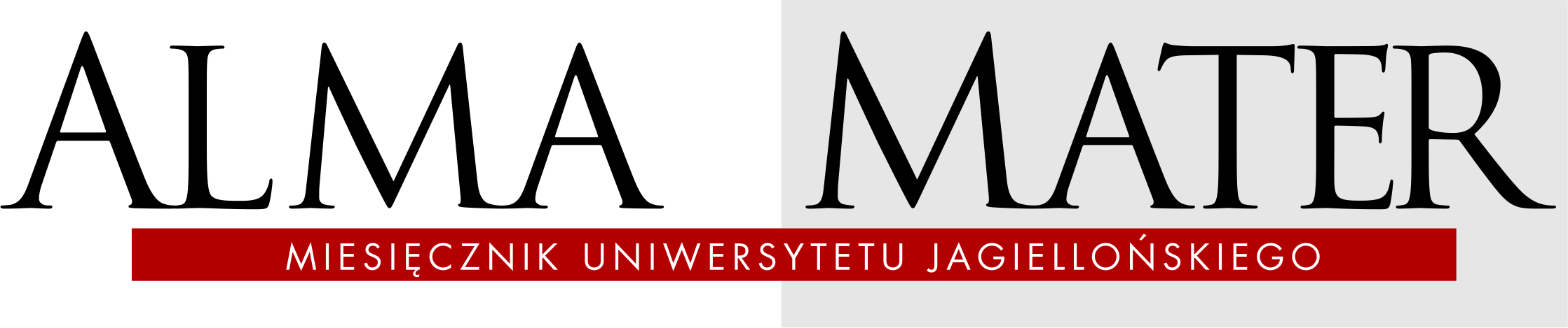 Grafika - logotyp miesięcznika UJ "Alma Mater"